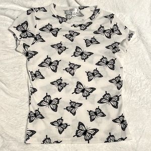 Orange Kiss Butterfly Shirt